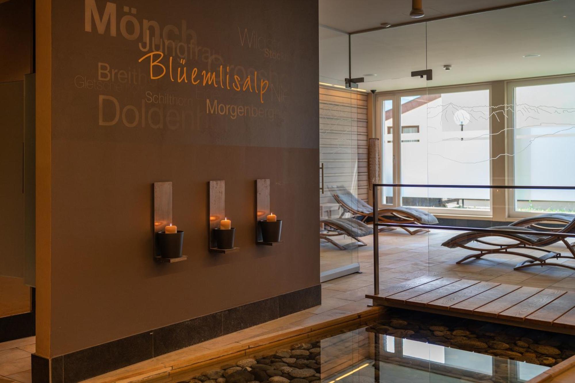 Wohnung Edelweiss Direkt In 4 Sterne Hotel Beatenberg Exterior foto